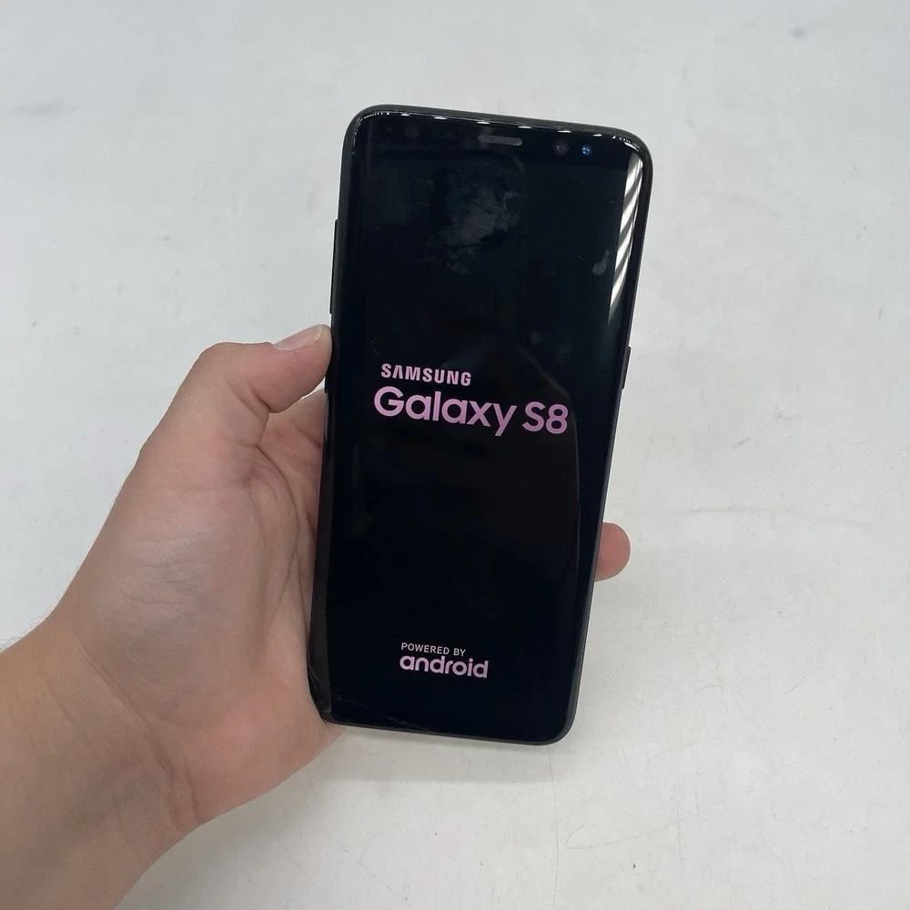 Samsung Galaxy S8 64GB Unlocked SM-G950U1 Midnight Black Turns On Read